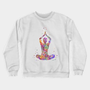 Yoga pose Crewneck Sweatshirt